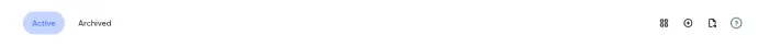 Contextual help icon in the app toolbar alongside other action icons