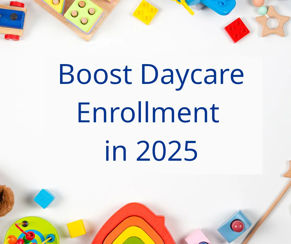 Daycare provider discussing enrollment strategies with parents