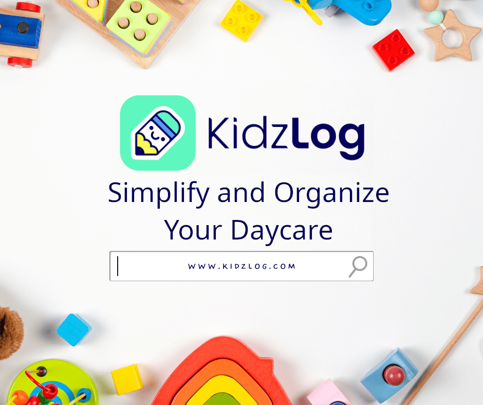 Using Technology to Enhance Parent Engagement in Childcare - KidzLog childcare management illustration