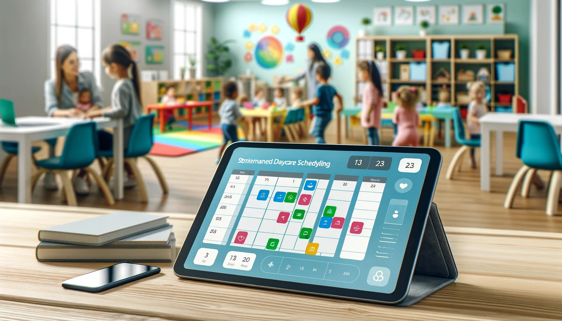 Streamlined daycare scheduling with KidzLog management software